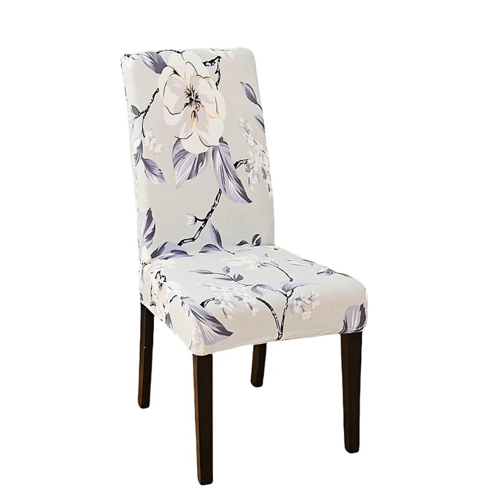 ITRHJTGP Chair Covers Stretch Dining Room Chair Cover Spandex Non-Slip Parsons Kitchen Removable To Clean Trim(B,6pcs chair cover)