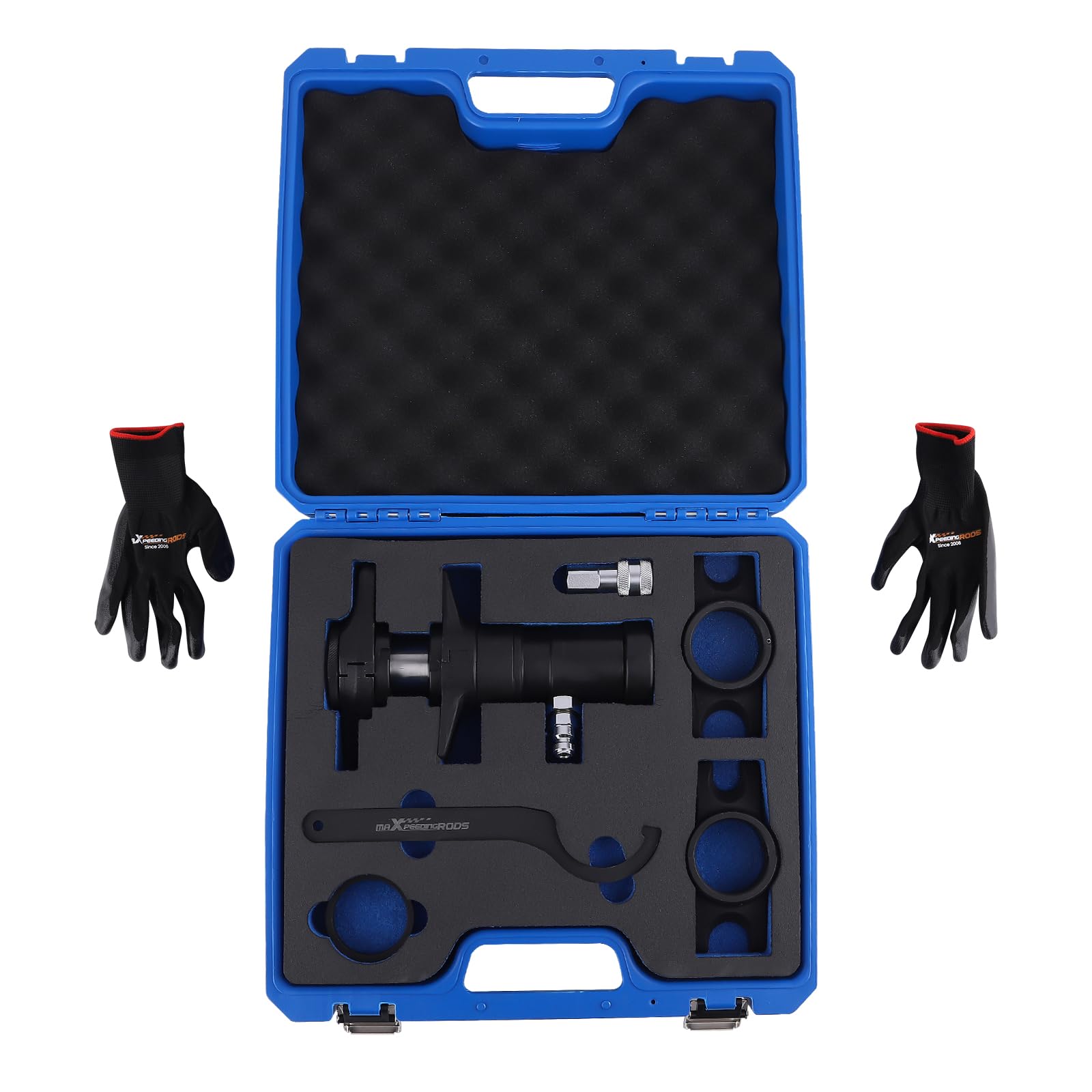 maXpeedingrods Juego de herramientas universales hidráulicas para articulación esférica hidráulica, juego de herramientas para coches, camiones, barras de acoplamiento de 19 – 36 mm, 2 m, rótula de