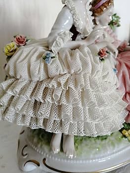 陶器人形 レースドール フィギュリン 【UNTER WEISS BACH】 Amazon.co.jp: 陶器人形 レースドール フィギュリン UNTER WEISS