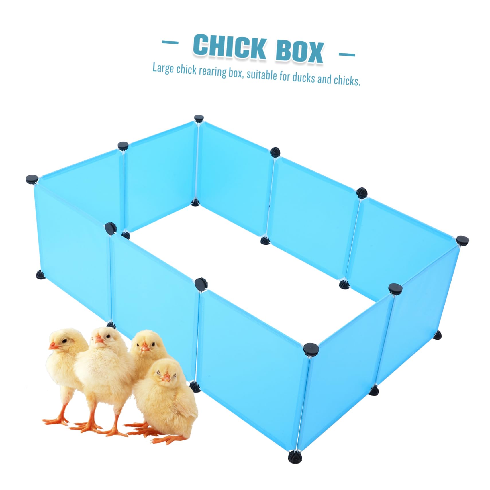 1 Set Recinto Modulare Per Piccoli Animali Domestici Da/esterno Per Pulcini Design Salvaspazio