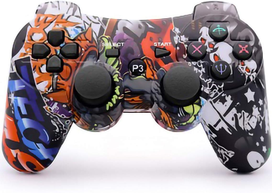 dainslef PS3 Controller Wireless Dualshock Gamepad/Remote Control for Sony Playstation 3 Bluetooth PS3 Sixaxis Joystick with Charging Cable (Horde)