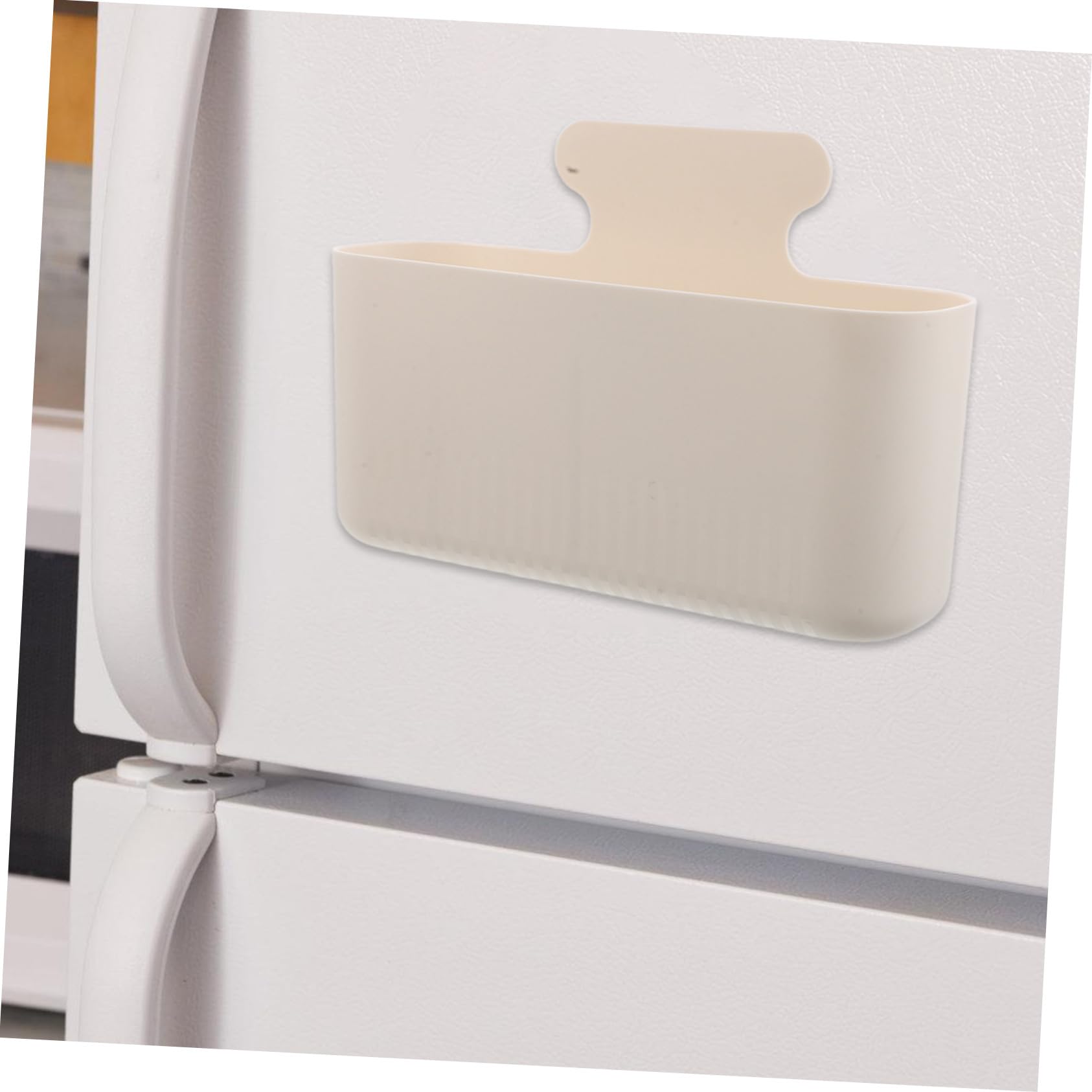 Mikinona 2 Piezas Caja Magnética para Refrigerador Almacenamiento Magnético para Alimentos Organizador de Especias Diseño Abierto para Cocina