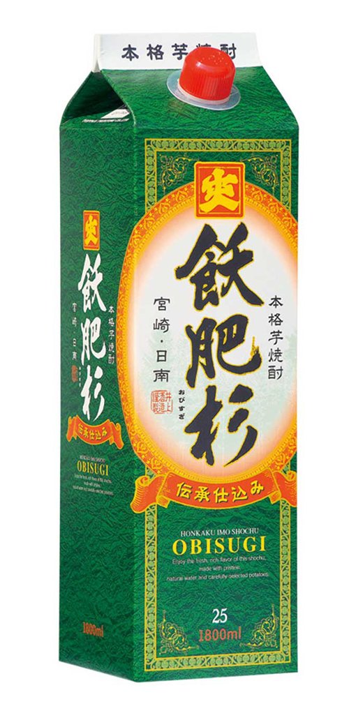 Amazon.co.jp: 井上酒造 爽飫肥杉 芋 パック [ 焼酎 25度 1800ml
