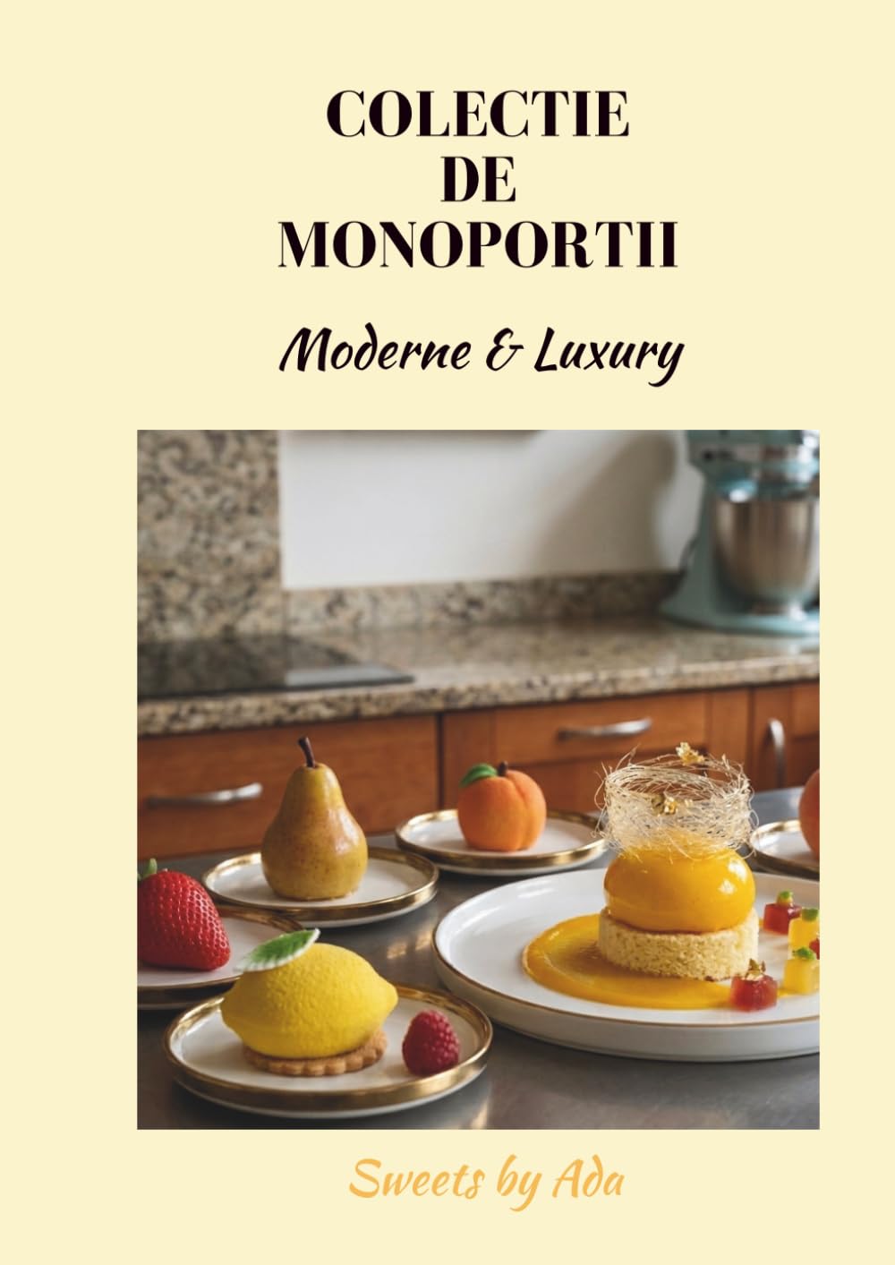 Colecție de Monoportii Moderne & Luxury: Inspirație din Fructe, Tehnica Trompe-l'œil și Cofetărie Premium (Limba Română)