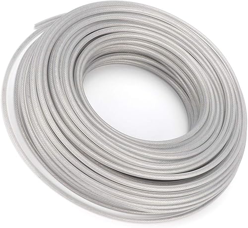 Miniatura 4 de Línea de recortadora de césped de 2,362.2 in  2362.2 pulgadas, cuerda cortadora de cepillo de alambre de acero, herramienta de jardinería para