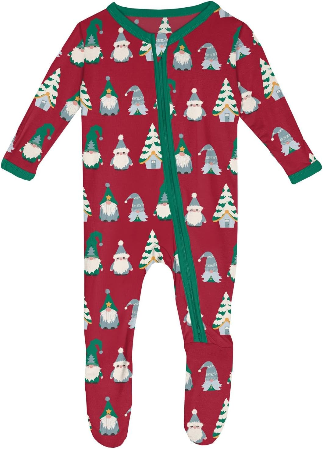 Kic Kee Pants Unisex Baby Printed Footie With 2 Way Zipper (Infant)