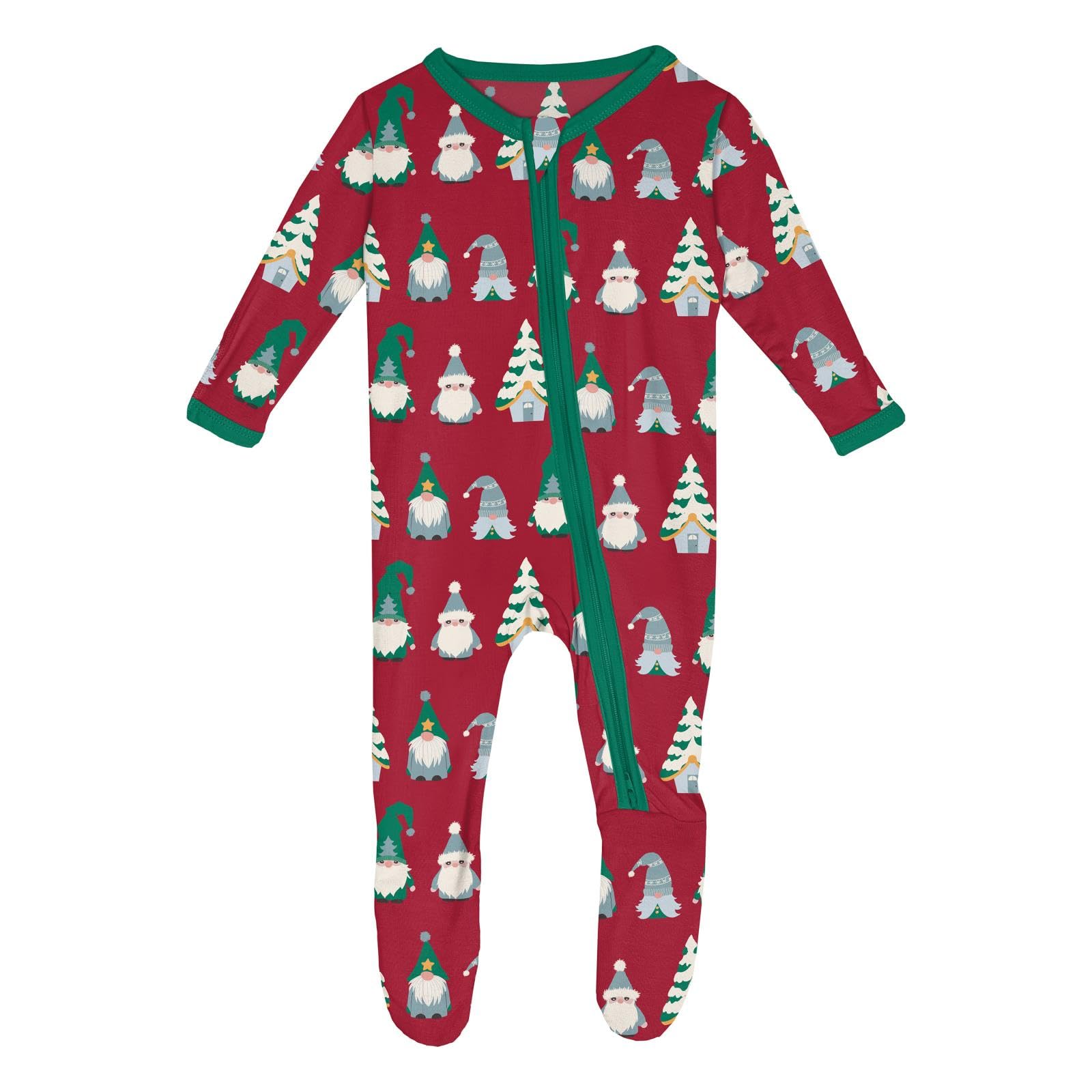 KicKee Baby &amp; Toddler Zipper Footie – Ultra-Soft Viscose from Bamboo Pajamas with Flip Paws &amp; Grips