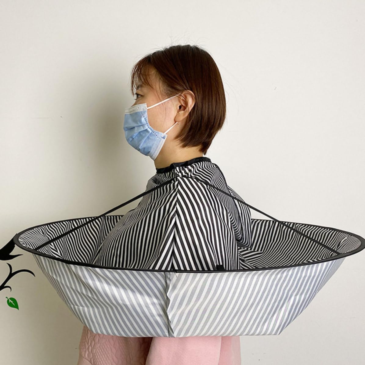 Gadpiparty Foldable Haircut Cape for Adults, Professional Cloth Hair Cutting Apron, Keeps Floor Clean, for Salon Hairdressing and Haircutting Sessions