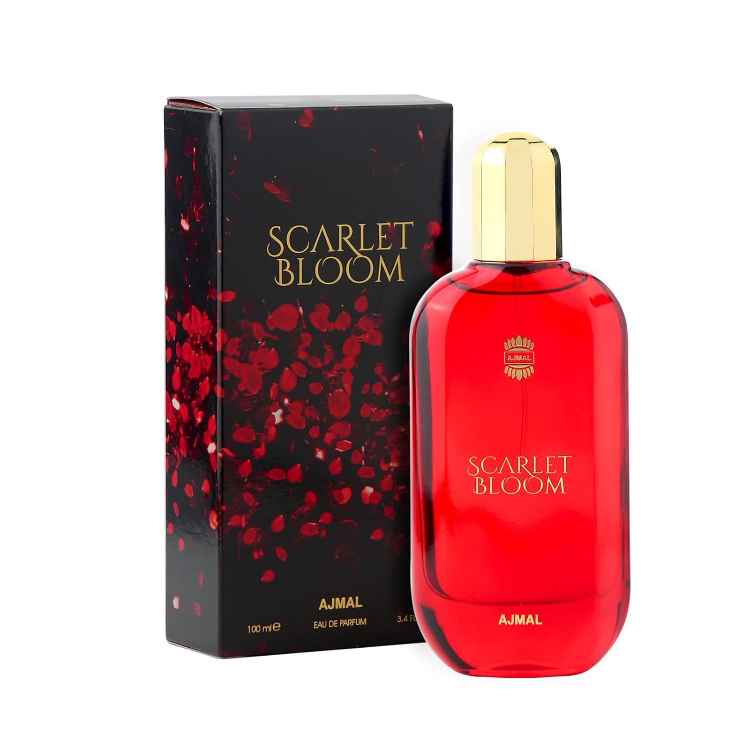 Ajmal Scarlet Bloom Eau de Parfum for Women – 3.4 fl oz | Fruity Floral with Mandarin, Pear, Rose & Vanilla | Long-Lasting Luxury Arabic Fragrance - Image 3