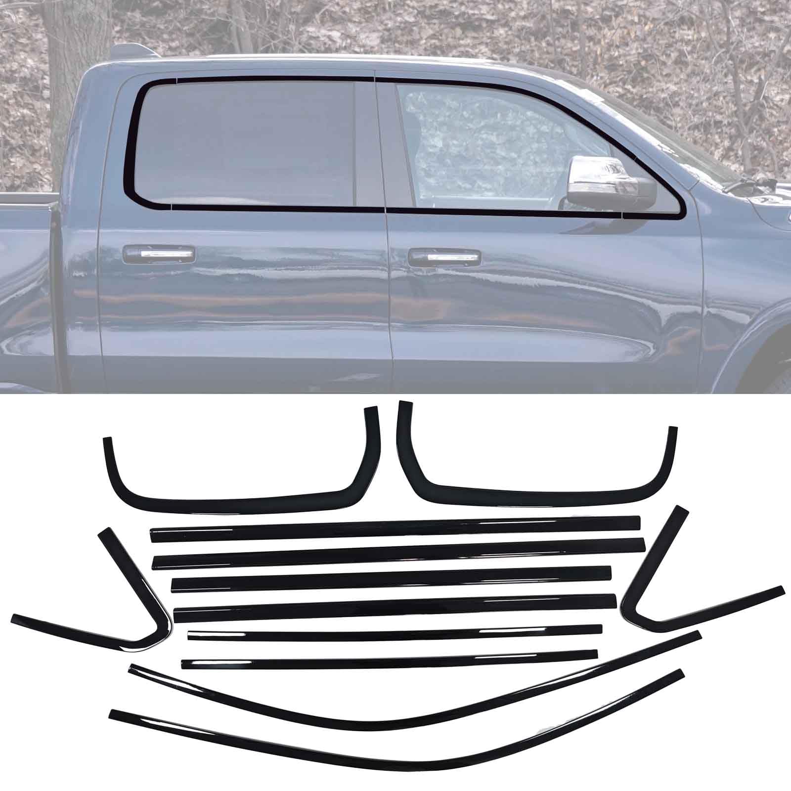 Cadillac Ats Accessories Stainless Steel Chrome Delete Window Trim Kit ...