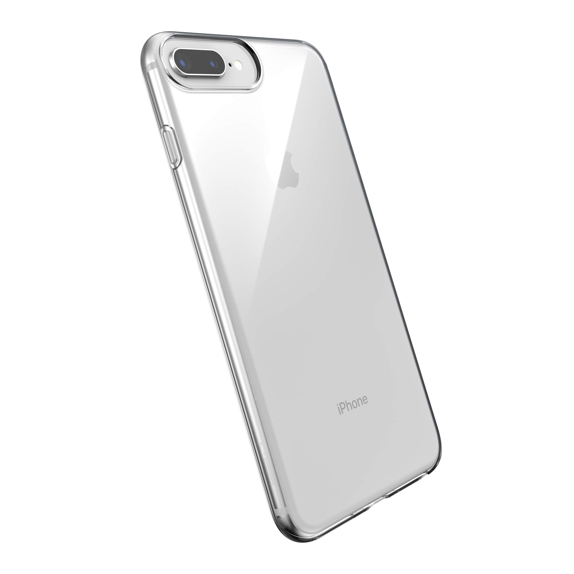 Slim Clear iPhone 8+/Iphone 7+/Iphone 6S+ Case, Single Layer, Clear