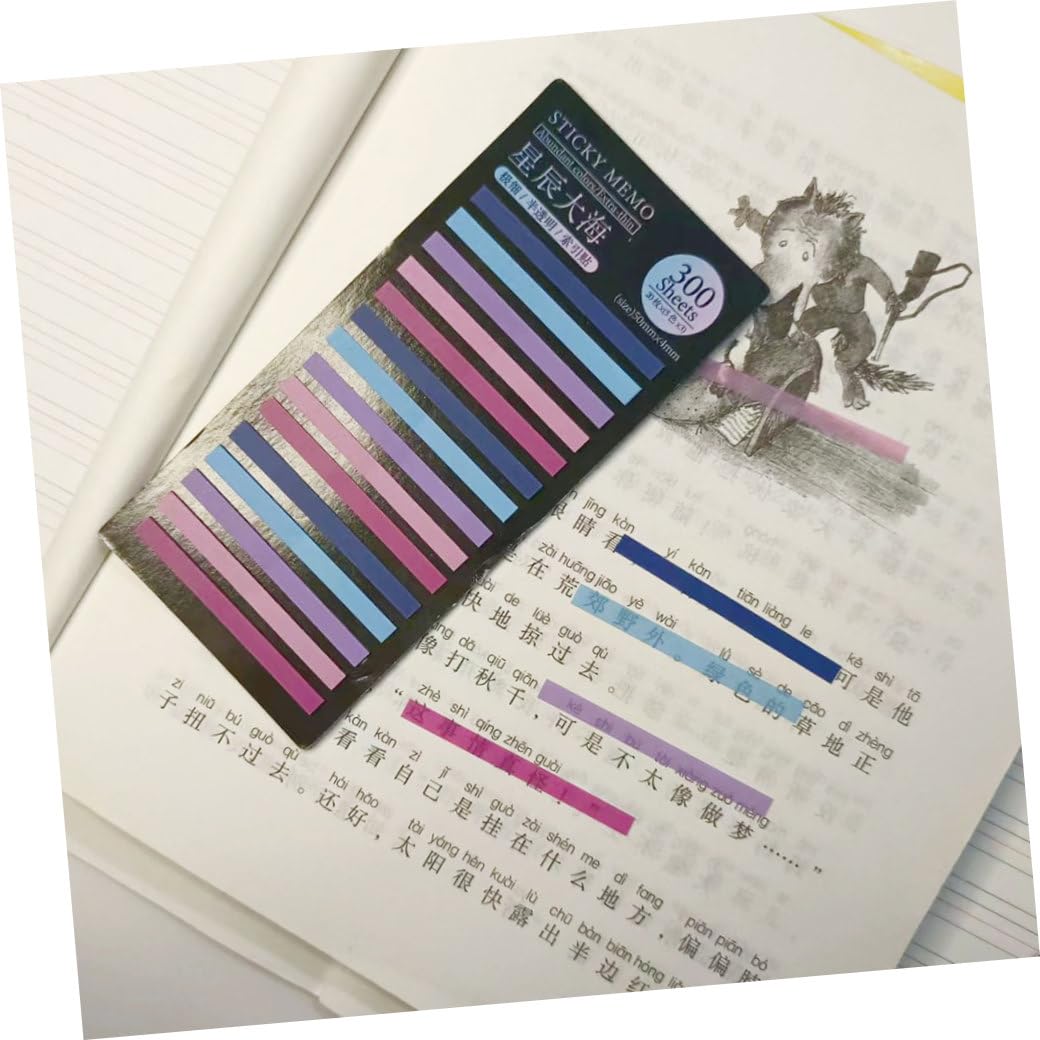 DOITOOL 30 Set Segnalibri Adesivi Colorati Marker per Pagine con Design Casual per Ufficio Scuola e Casa per Organizzazione Libri e Documenti