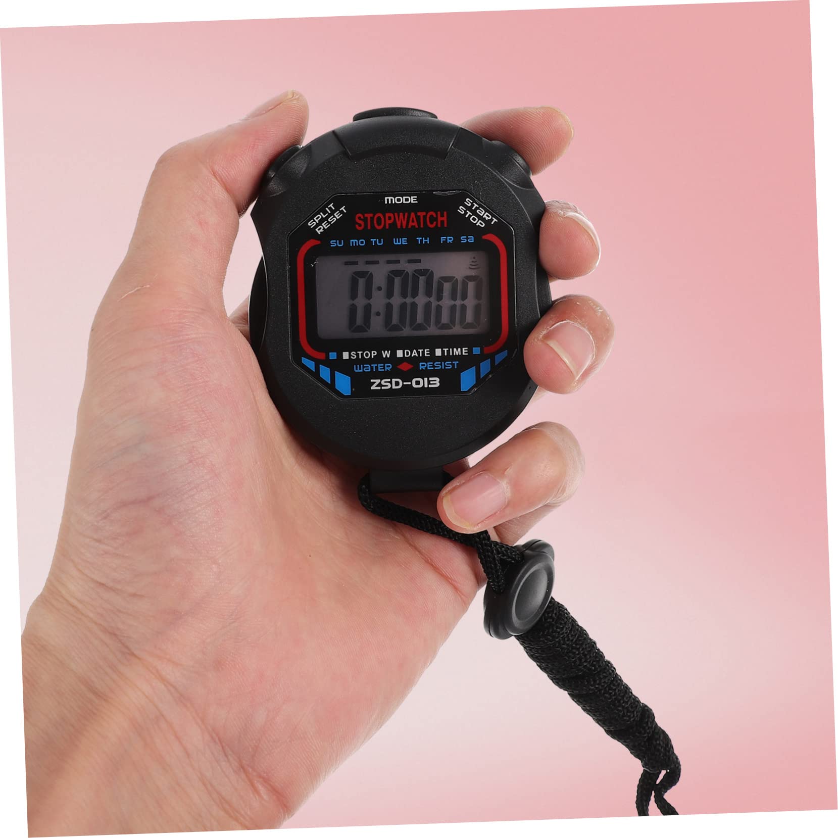 BESPORTBLE 12 Pièces chronomètre d'entraînement électronique Montre Rouge Calendrier minuteur chronomètre de Sport Montre chronomètre de Sable l'horloge Accessoires Réveil