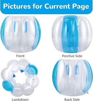 Amazon.com: Theefun Bumper Balls 2 Pack 36-inch Inflatable Sumo