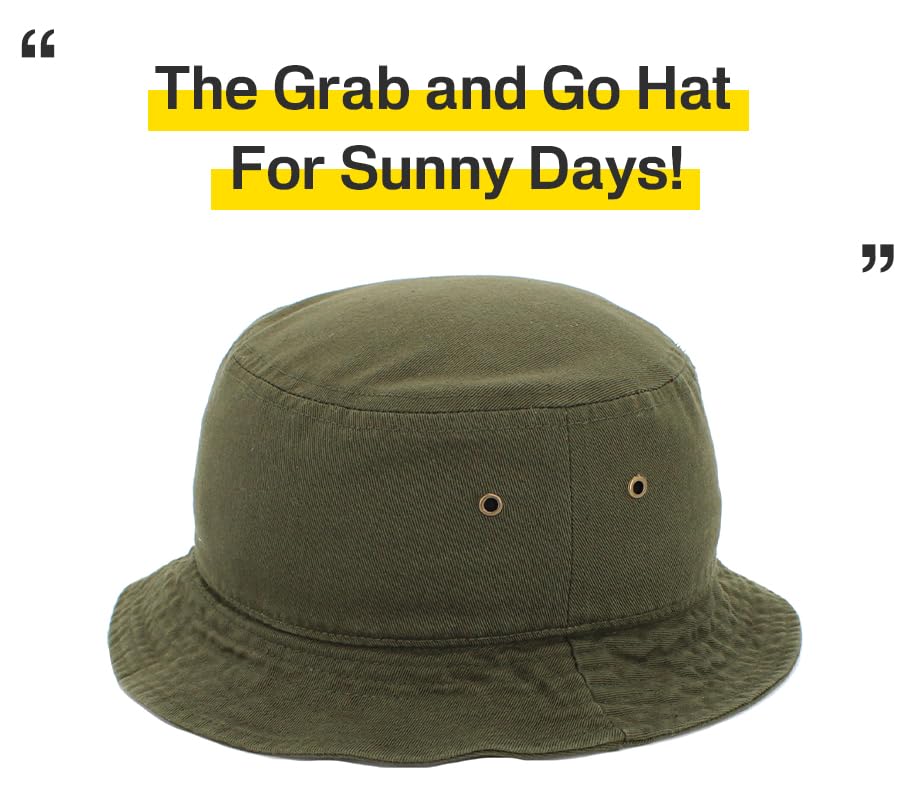 Image of KBETHOS 100% Cotton Washed Bucket Hat