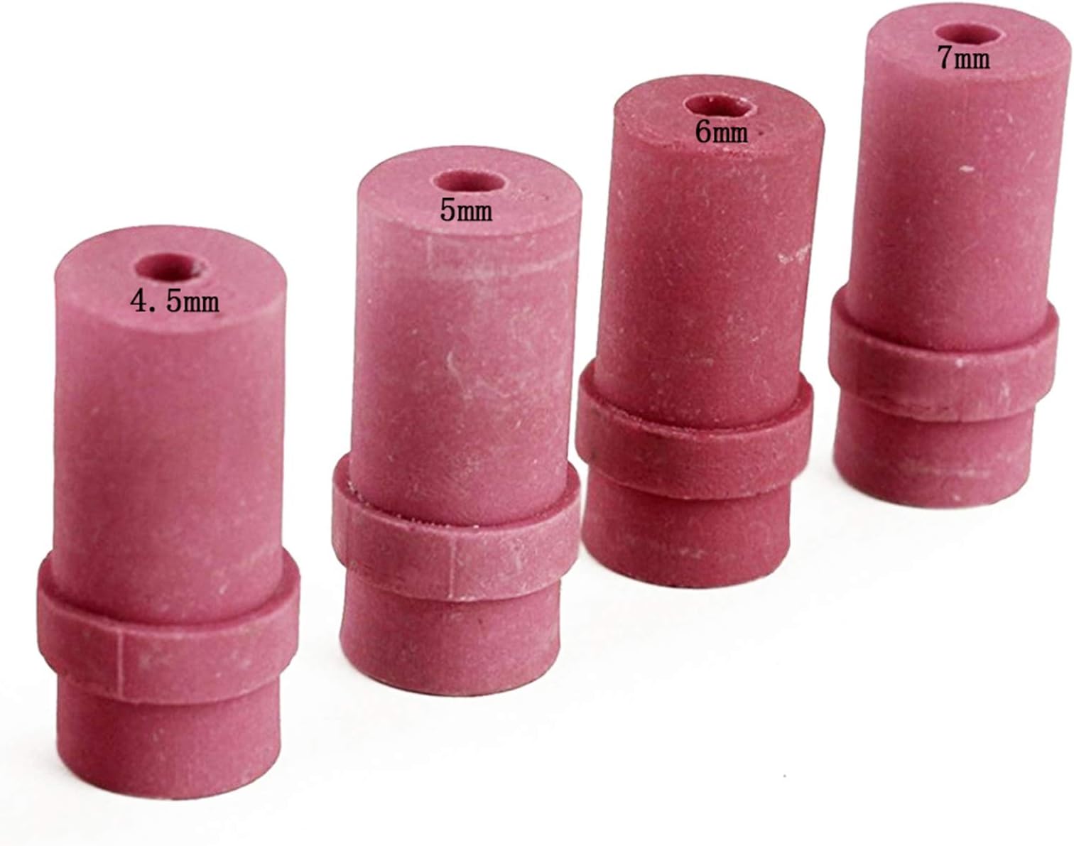 4pcs Ceramic Sandblaster Nozzle Tips,Abrasive Sand Blaster Blasting 4.5mm,5mm,6mm and 7mm Inner Diameter (Pack of 4)