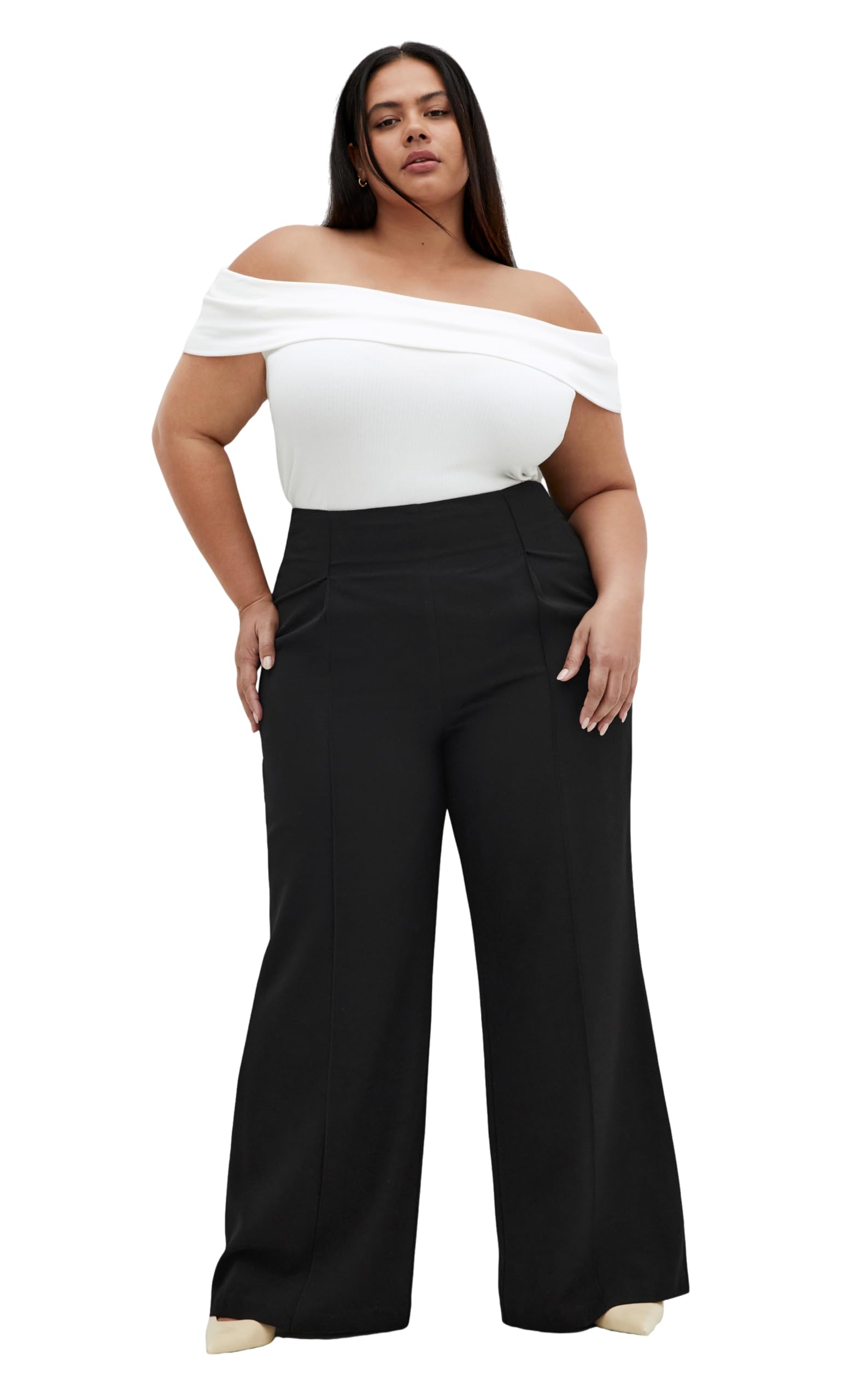 City Chic Womens Plus Size Pant - Bria