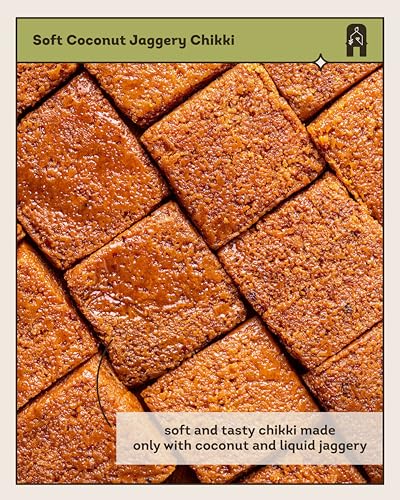 Image of Aazol Jaggery Combo | Organic Jaggery Cubes - 650g | Chikki - 10 pcs | Liquid kaakvi - 250ml