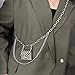 Vhitler Mini Waist Bag for Women - Fashionable Belt Bag, Trendy Y2k Accessory (Silver)