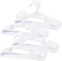 Vista 11 de 100 perchas antideslizantes para ropa de recién nacidos, para ropa de recién nacidos, para niños, niñas y niños pequeños