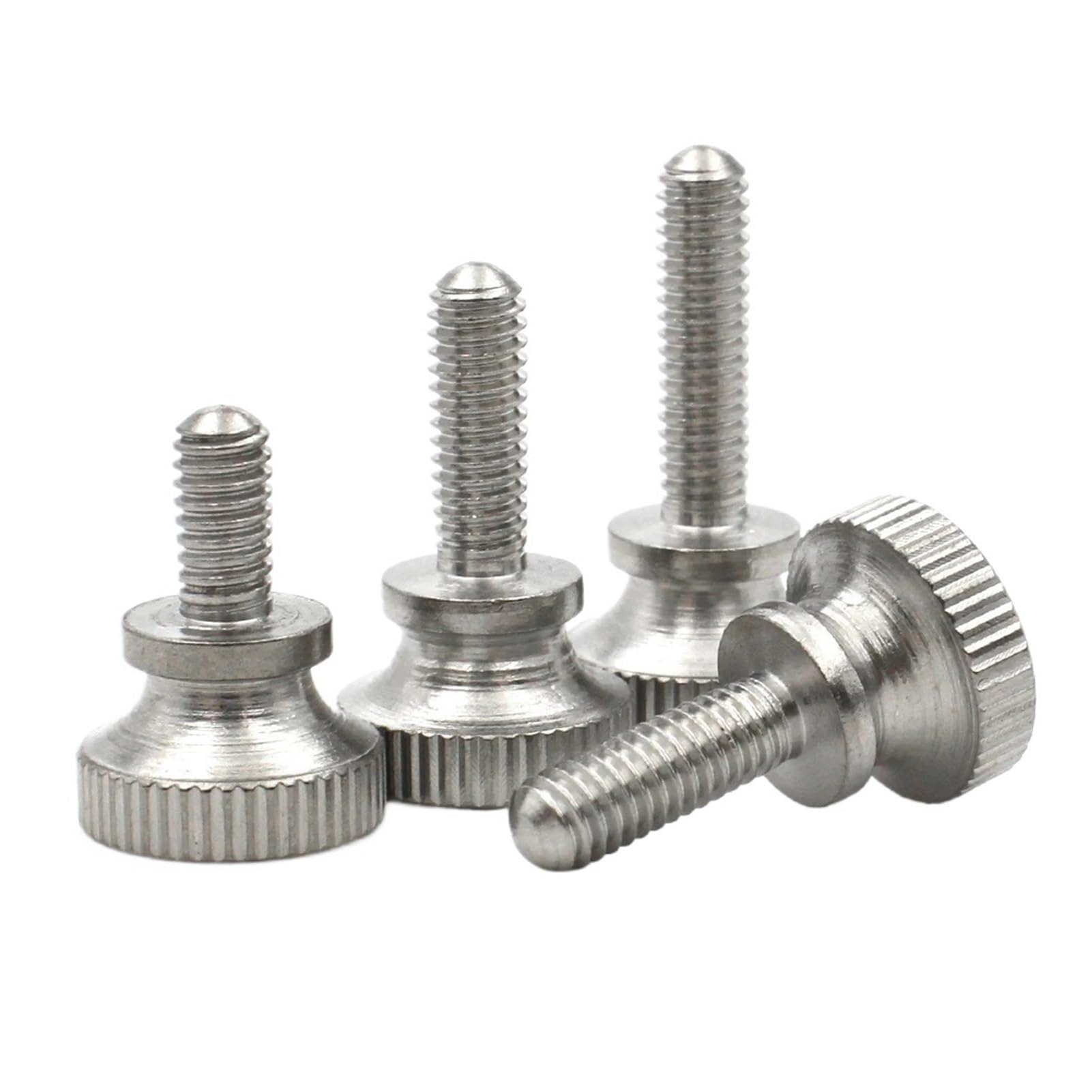 Compatibile con 1/2/5/10 pezzi M2 .5 M3 M4 M5 M6 Acciaio inossidabile 304 Serrare a mano Manopola zigrinata Vite a testa Lunghezza bullone = 3-35mm(5pcs,M6 x 30mm)