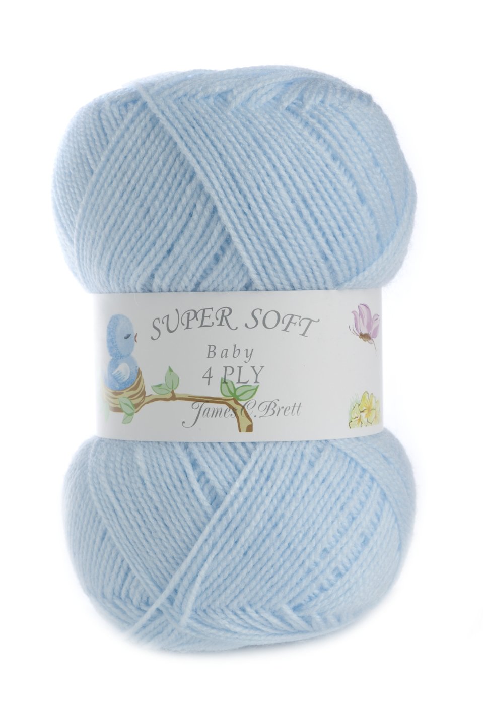 James C Brett - Baby 4 Ply - 100g Balls - BY5