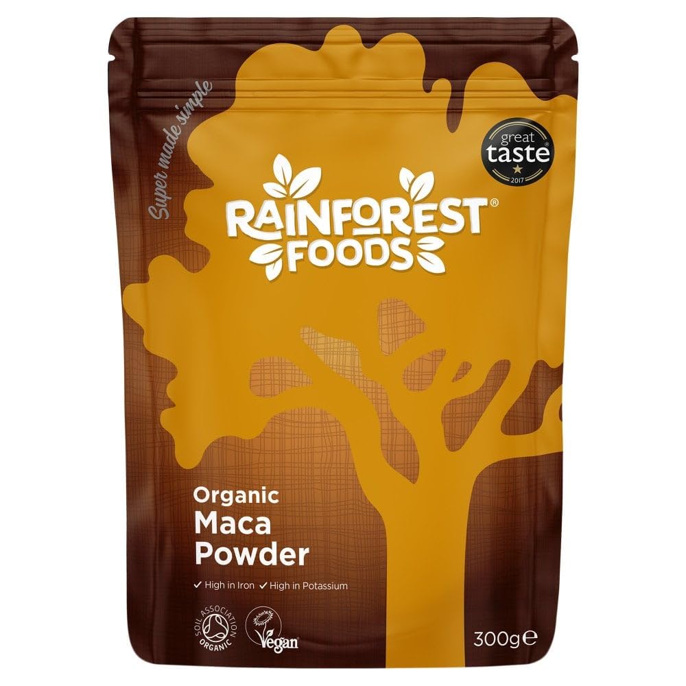 Rainforest Foods Organic Maca Root Powder, 300 g