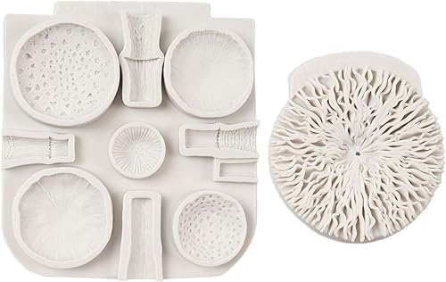 Miniatura 2 de Moldes de silicona para fondant de hongos, moldes de silicona de caramelo de chocolate para decoración de pasteles, decoración de cupcakes, pasta de