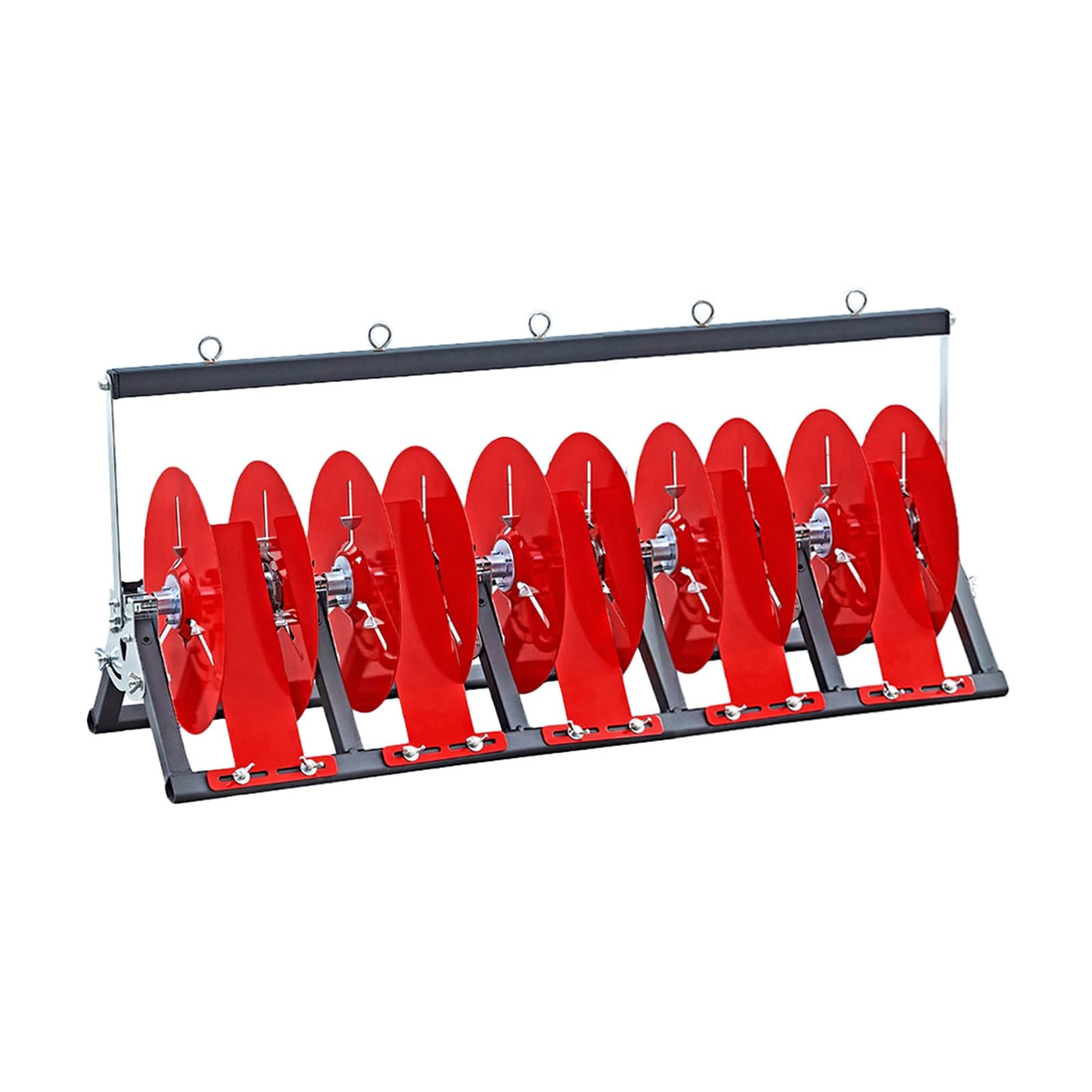WDSOPK Folding Wire Spool Rack Dispenser,1-5 Reel Wire/Cable Distributor,Multiple Axle Cable Rack for Electrical Industrial Wire Pullers (5 reel)