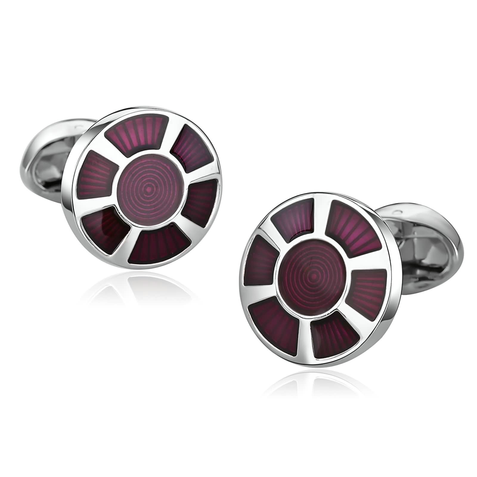 ANAZOZ Gemelos Hombre Acero Gemelos de Hombre Redondo Gemelos de Hombre Gemelos Hombre