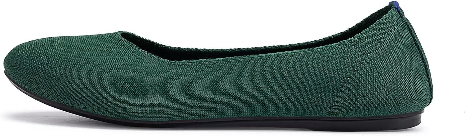 Frank Mully Women’s Ballet Flat Shoes Knit Dress Shoes Round Toe Slip On Ballerina Flats for Woman Low Wedge Comfort Soft - Image 7