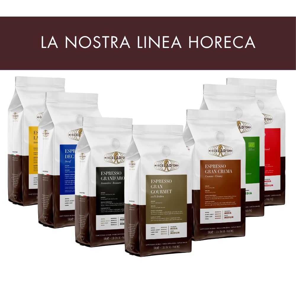 Miscela d'Oro Espresso Ziarna bezkofeinowa - opakowanie 500g