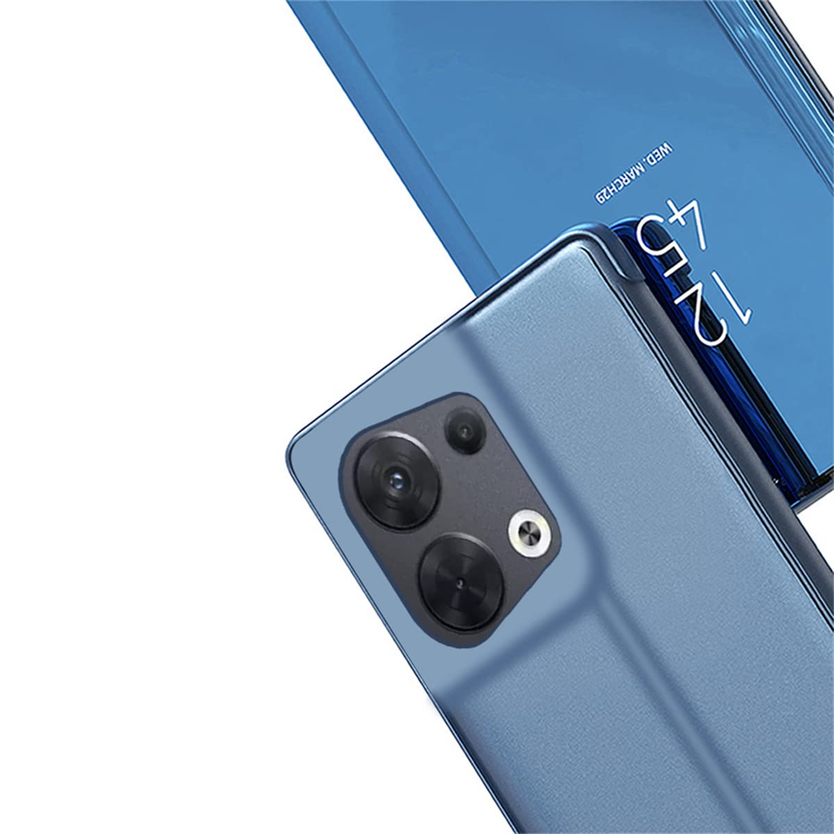 Smart Book Custodia a Libro Poket Flip Cover Case Per Oppo Reno8 Pro 5g