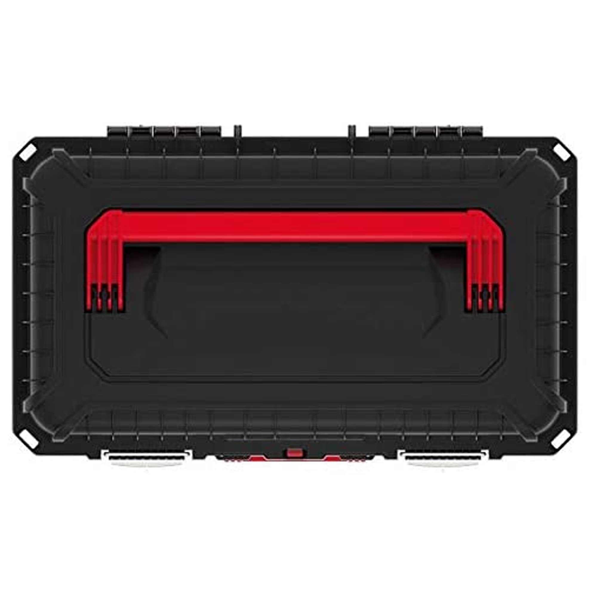 Caja de herramientas profesional de plástico, con mango cómodo, 585 x 360 x 217 mm, capacidad de carga hasta 30 kg.