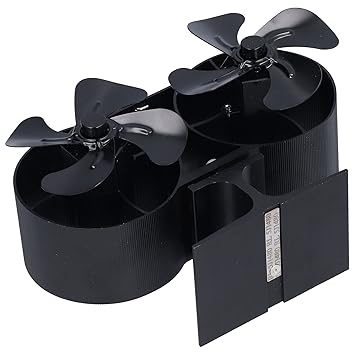 Stove Fan, Quiet Low Consumption 8 Blade Fireplace Fans for Wood