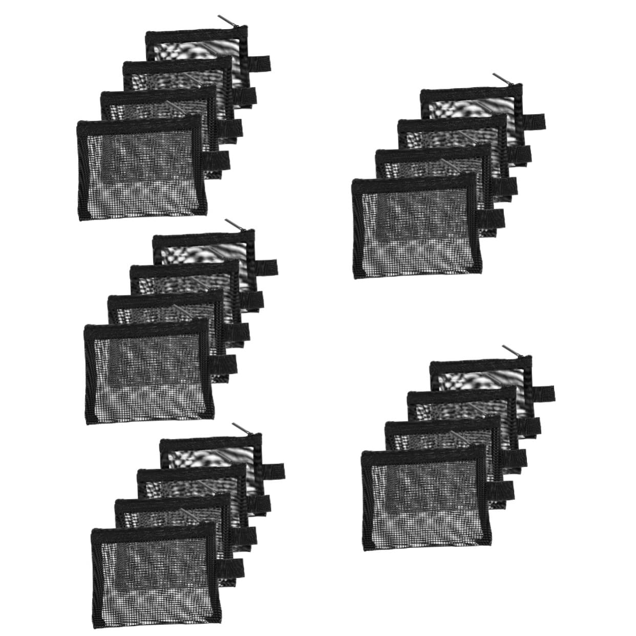 MAGICLULU 5 Set Di Borse Da Viaggio Per Cosmetici Borse Da Toeletta in Rete Piccole Borse Portatrucco Borse Porta Rossetto Portatili 4 Pezzi*5