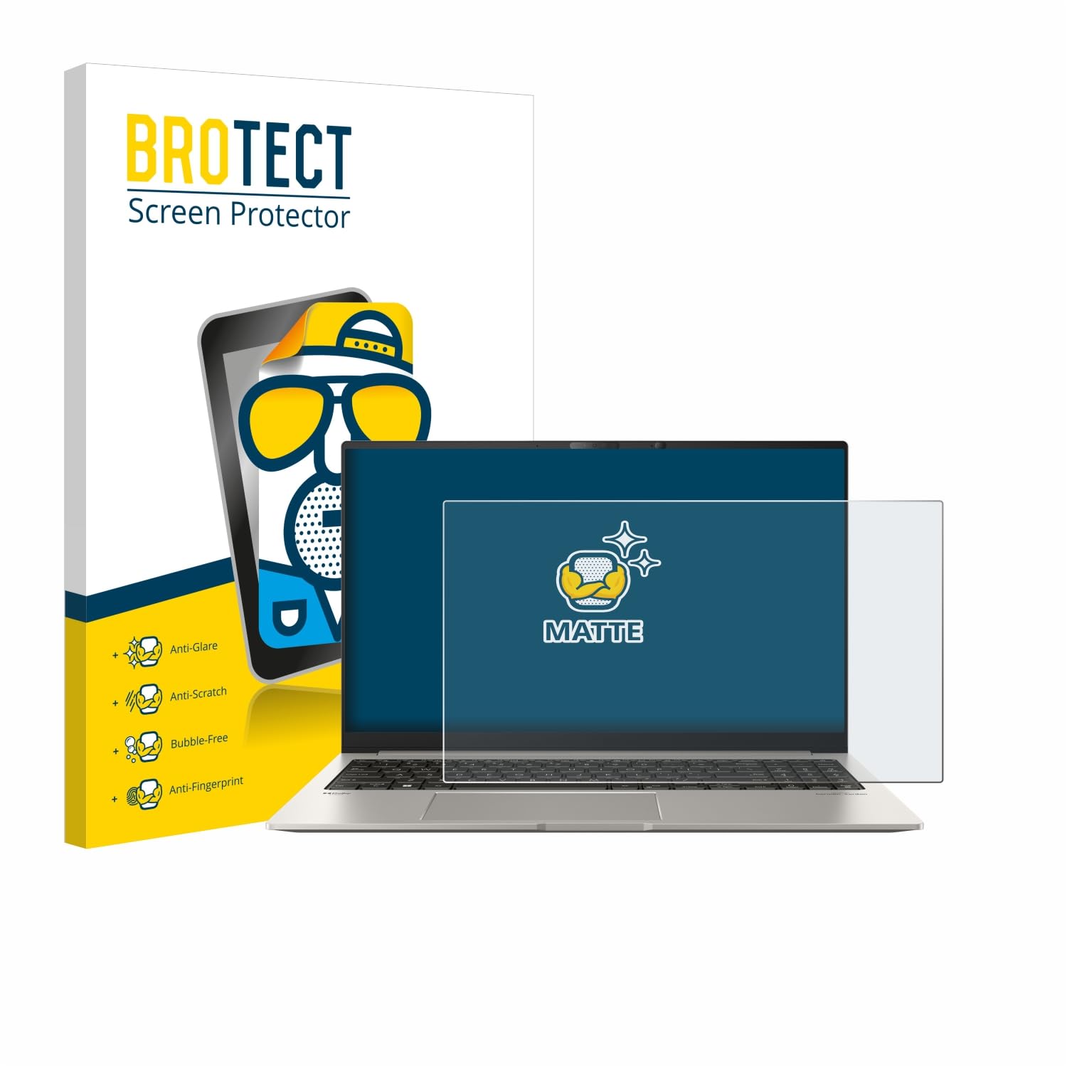 Acquista BROTECT Pellicola Vetro Opaca Per ASUS ZenBook 14 OLED Protezione Schermo Anti Riflesso Durezza 9h
