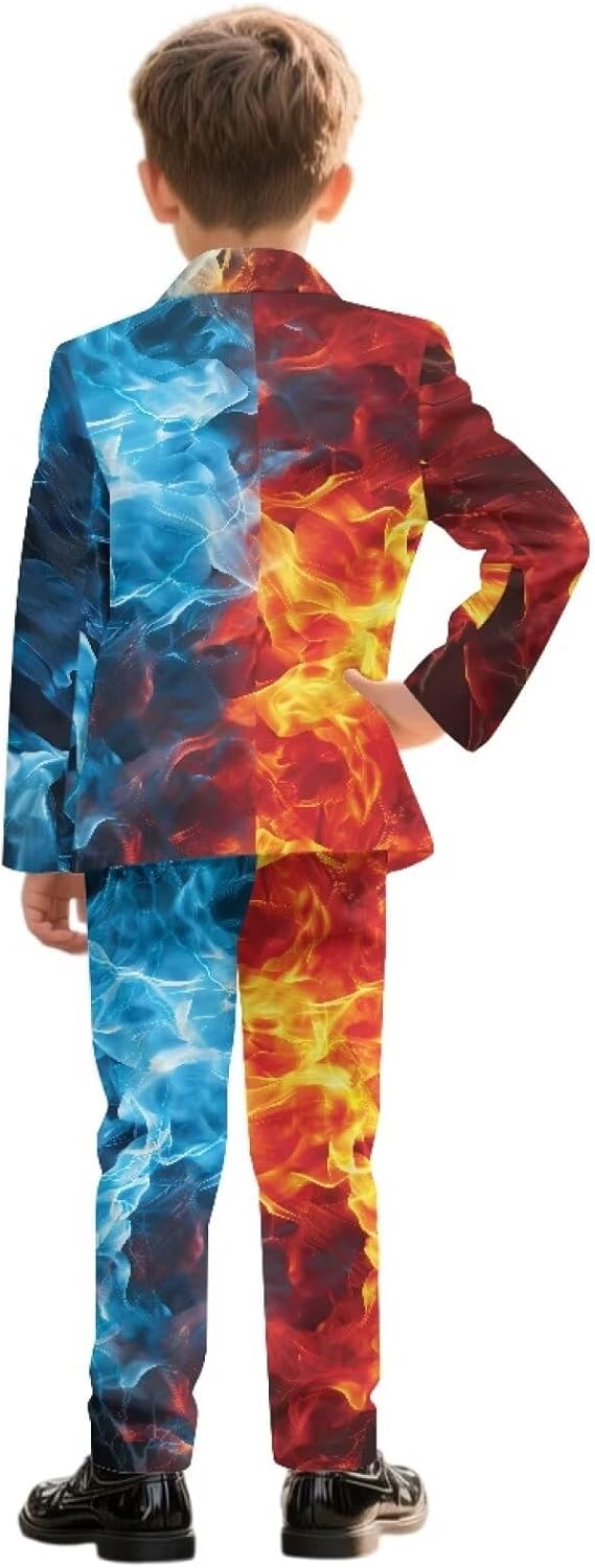 Kids Suit Set Boys Blazer and Dress Pants Kids Suits for Boys Graduation Outfits Theme Party Prom Evening Wear