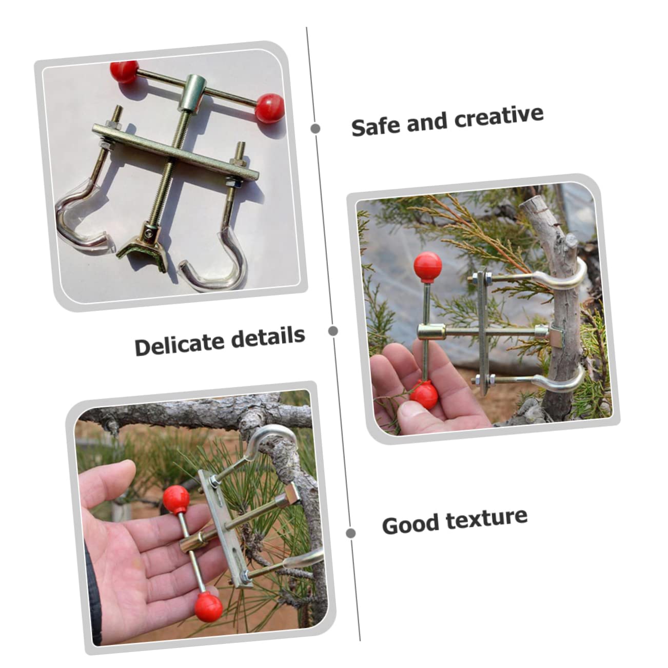 Yardwe 3 Pièces Tondeuse Fil à Bonsaï Outil pour Bonsaï Outil De Réglage Durable Un Bonsai Cintreuse De Plantes Accessoire De Jardin Cintreuse De Branches De Treillis Le Fer