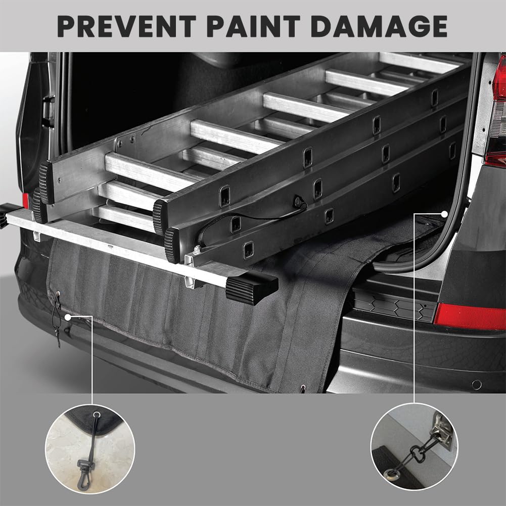 Munsesi Universal Car Boot Protector Mat, 31 x 25 Inch Foldable Bumper Protector - Image 4