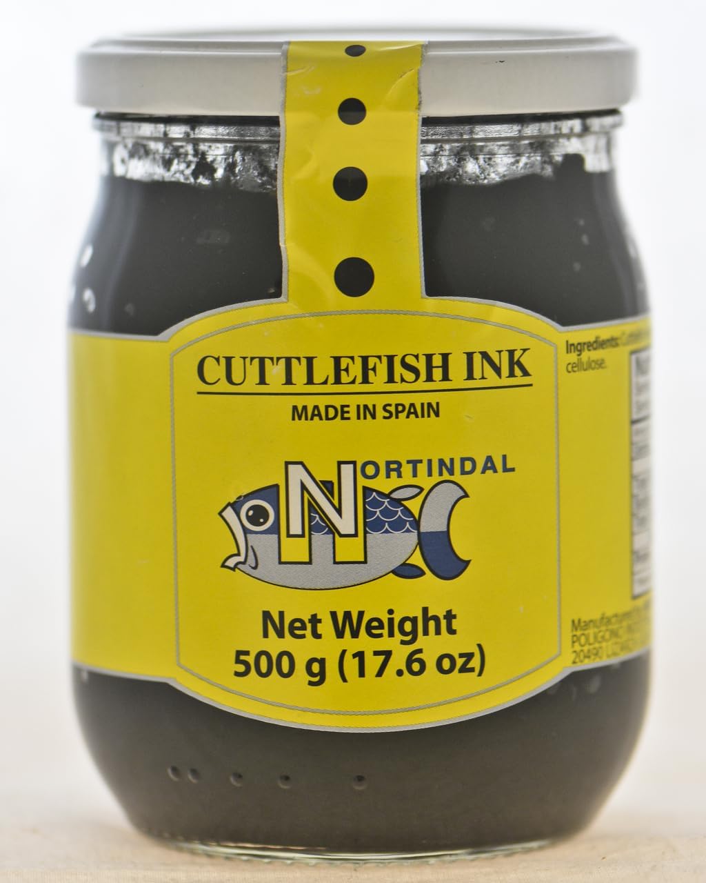 Spanish Cuttlefish Squid Ink - 17.6 oz - Gourmet Ingredient for Pasta, Risotto, and More