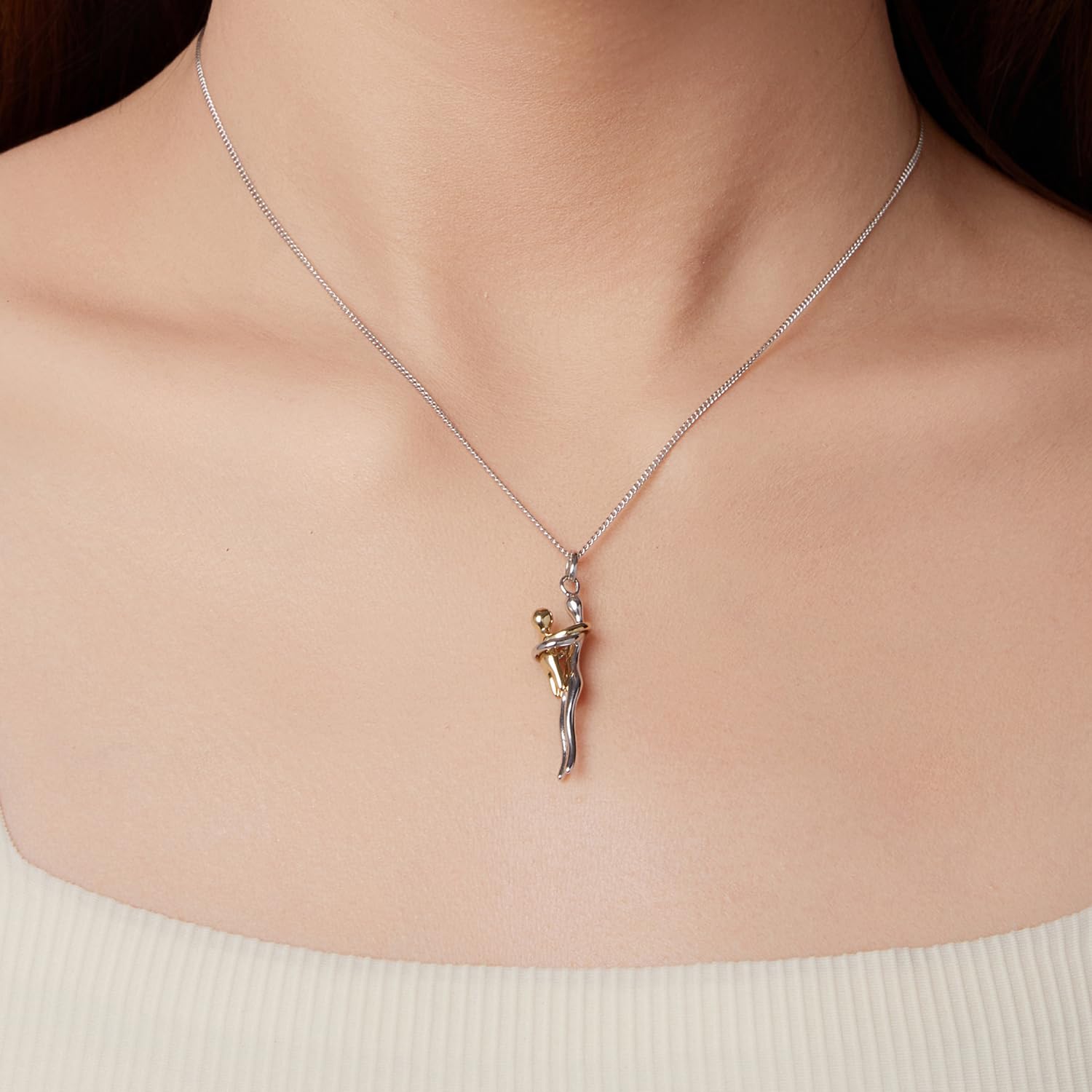 Collar de plata de ley 925 para el día de la madre para mujer