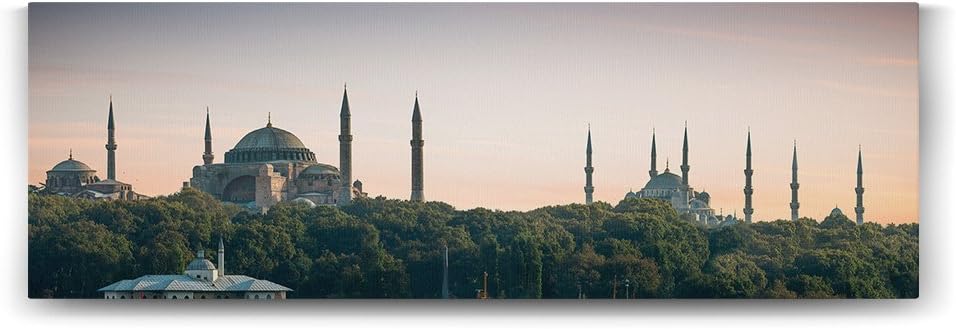 tabloshop İstanbul Camiler Panorama Tablo - 90x30cm
