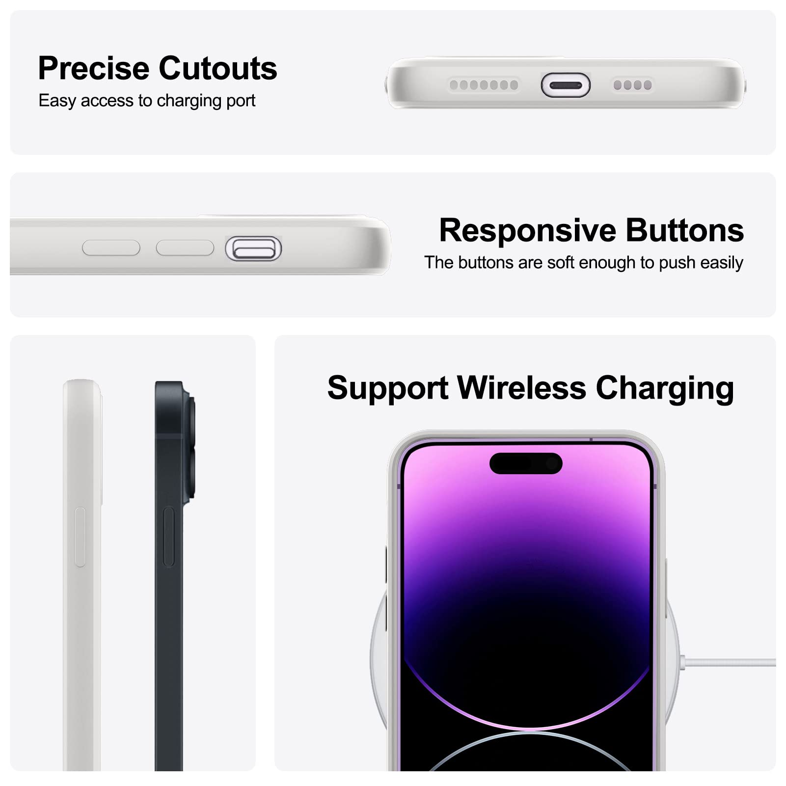Amazon.co.jp: YSLBWLE iPhone 13 Pro Max用ケース、薄い液体シリコン