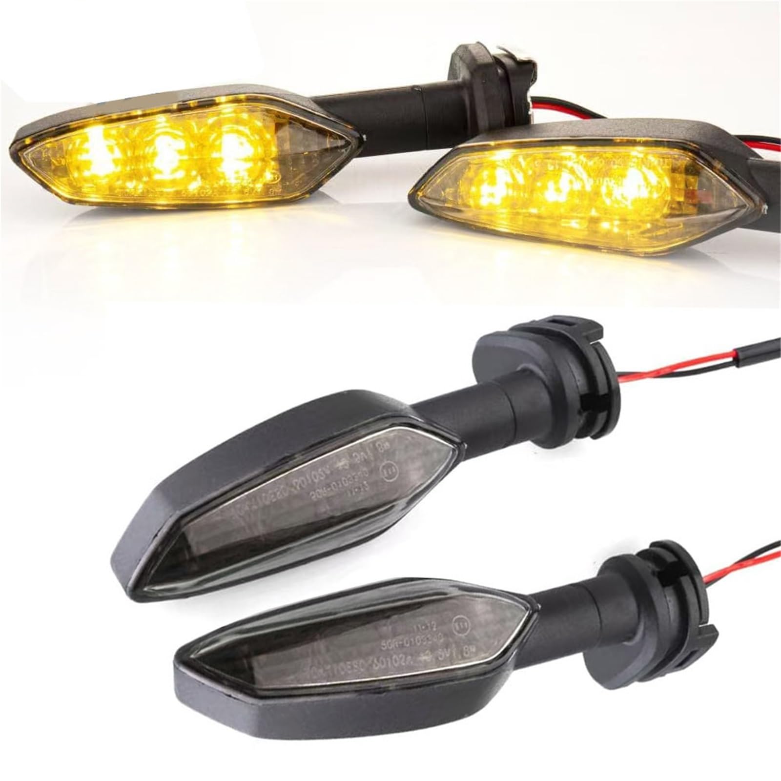 Luces De Señal Giro para Motocicleta Intermitente para Yamaha MT09 MT-09 Tracer XSR900 XSR700 2016-2020 YZF R15 R3 MT07 FZ-25 03 10