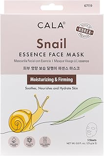 MASCARILLA FACIAL ESENCIA: CARACOL (5PK)