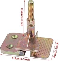 Vista 2 de 2 abrazaderas de bisagra de mariposa, serigrafía de metal, marco de mariposa, abrazadera de bisagra, herramienta de hobby DIY