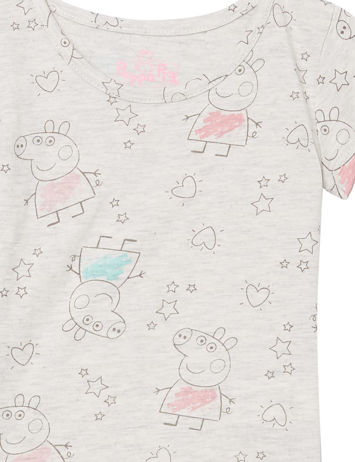 Peppa Pig Peppa Big Baby Girls - Paquete de 3 camisetas para bebé niña