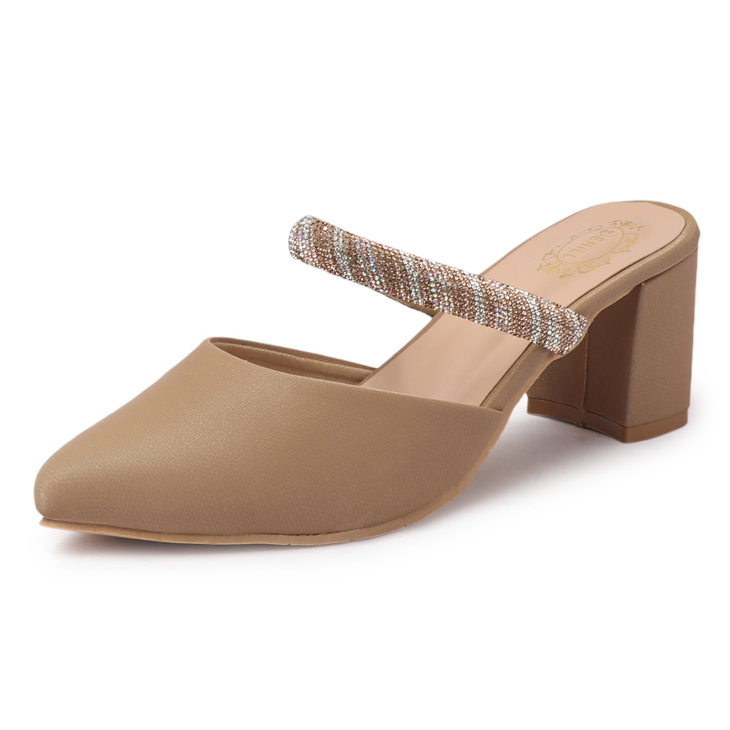 denill Women's latest Collection Block Heels Fashion Sandals for Women & Girls & stylish & Comfortable With Non Slip Sole-picture-16
