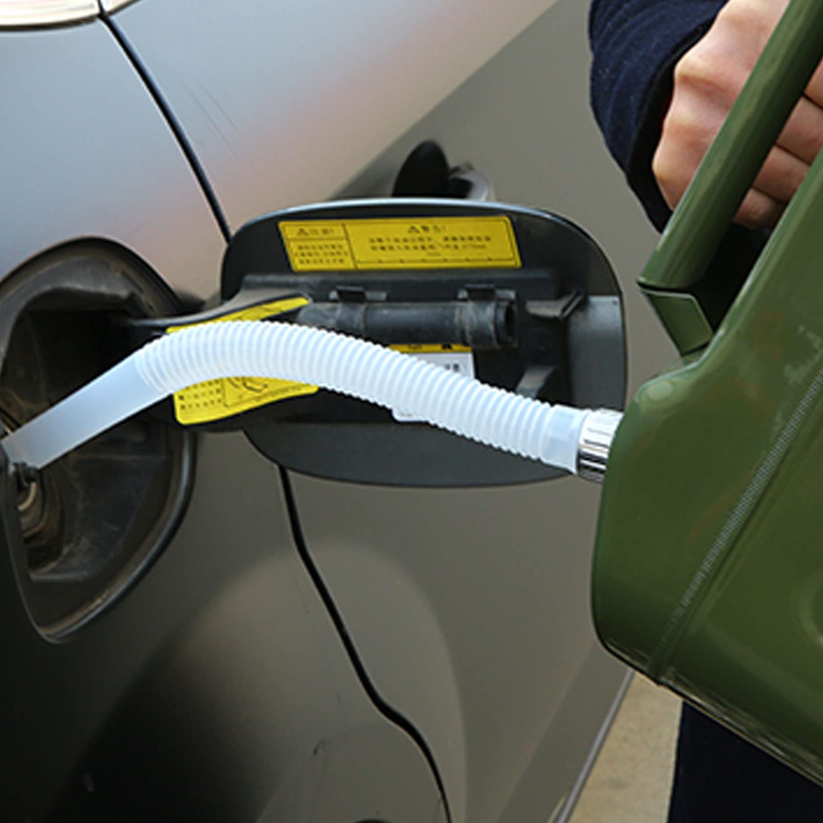 Recipientes para gasolina Cabeza de combustible con pico flexible, latas de combustible de combustible de combustible, combustible, combustible, combustibles, automóviles de gasolina, camiones, equi